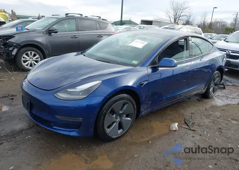 2022 Tesla Model 3 Long Range Dual Motor All-Wheel Drive from USA, damaged, VIN 5YJ3E1EB7NF115301